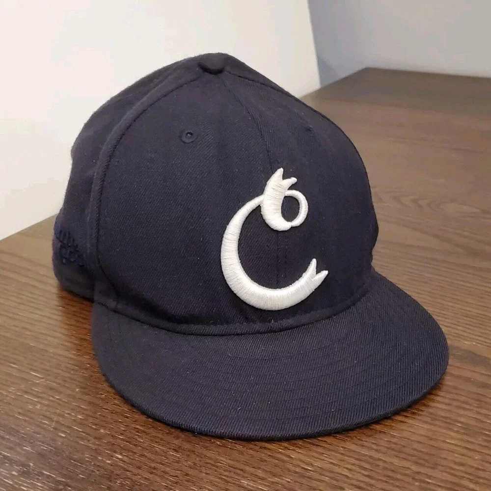 Commonwealth Herringbone C'mon New Era Blk Snap Cap Alt 59fifty Fitted 7